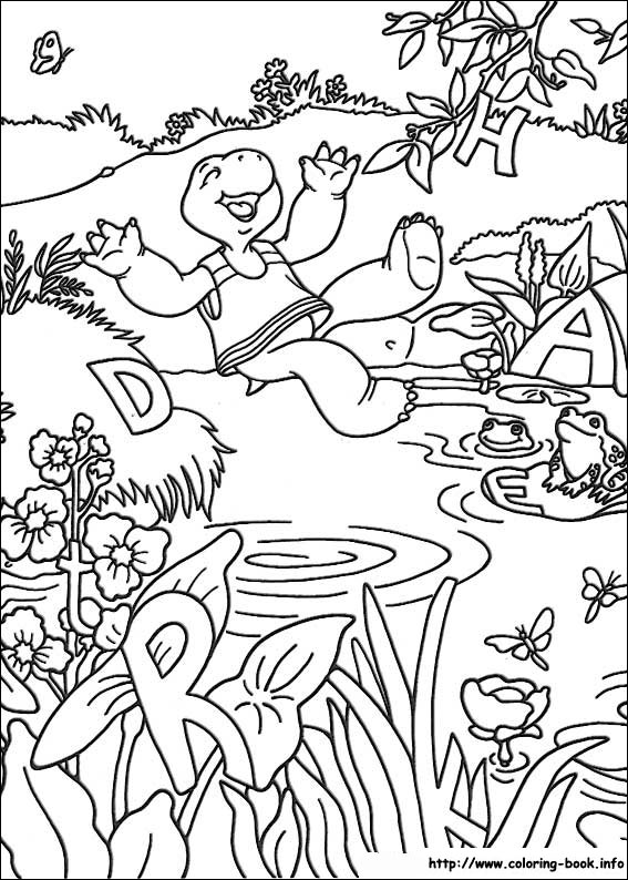 Franklin coloring picture