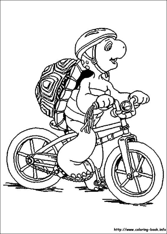 Franklin coloring picture