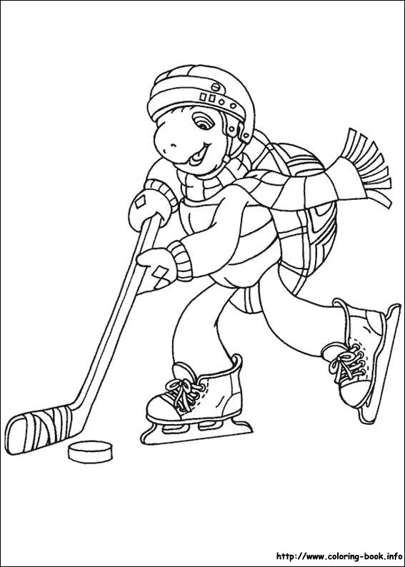 Franklin coloring picture