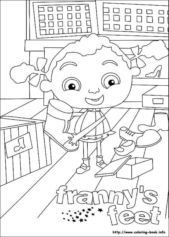 Franny's Feet coloring picture