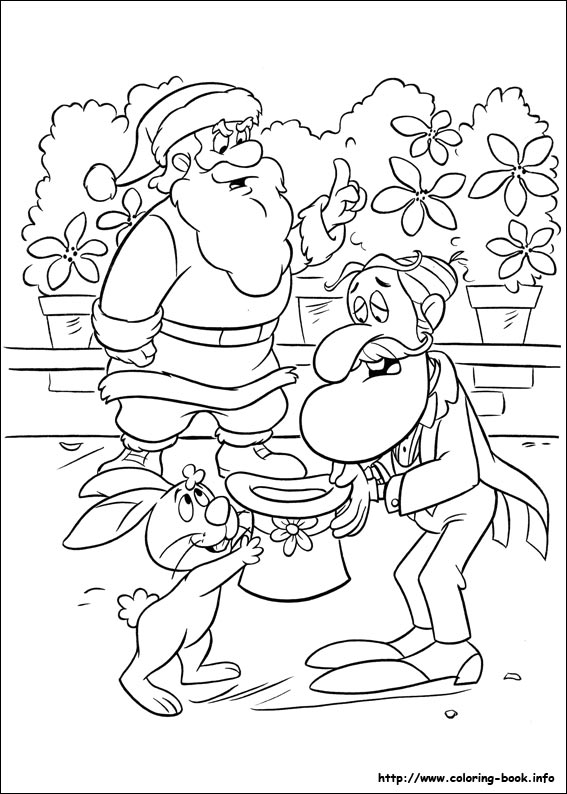 Frosty the snowman coloring picture