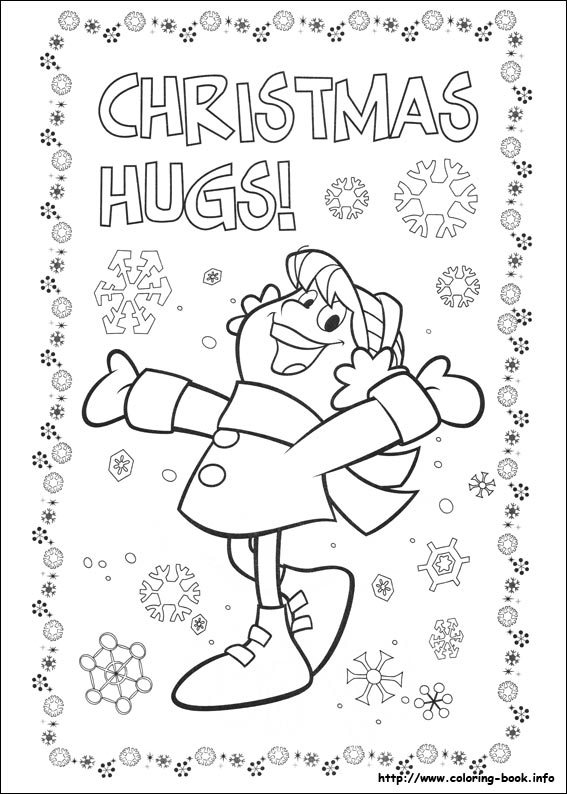 Frosty the snowman coloring picture