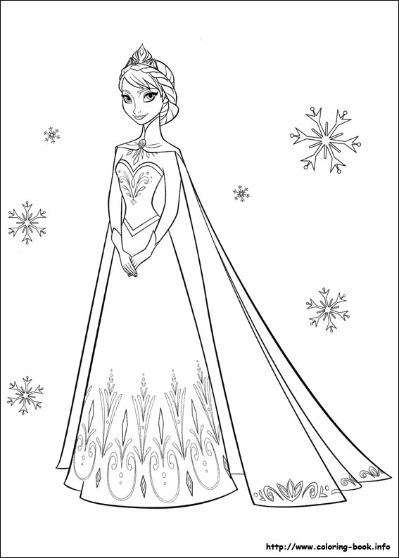 Frozen Coloring Pages On Coloring Book Info