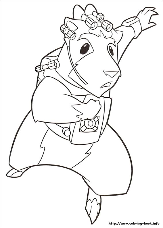 G-Force coloring picture