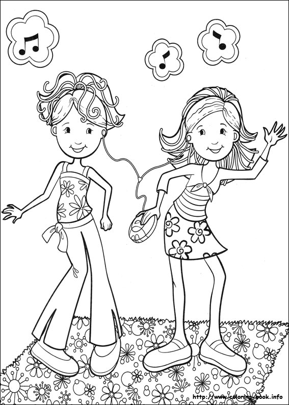 Groovy Girls coloring picture