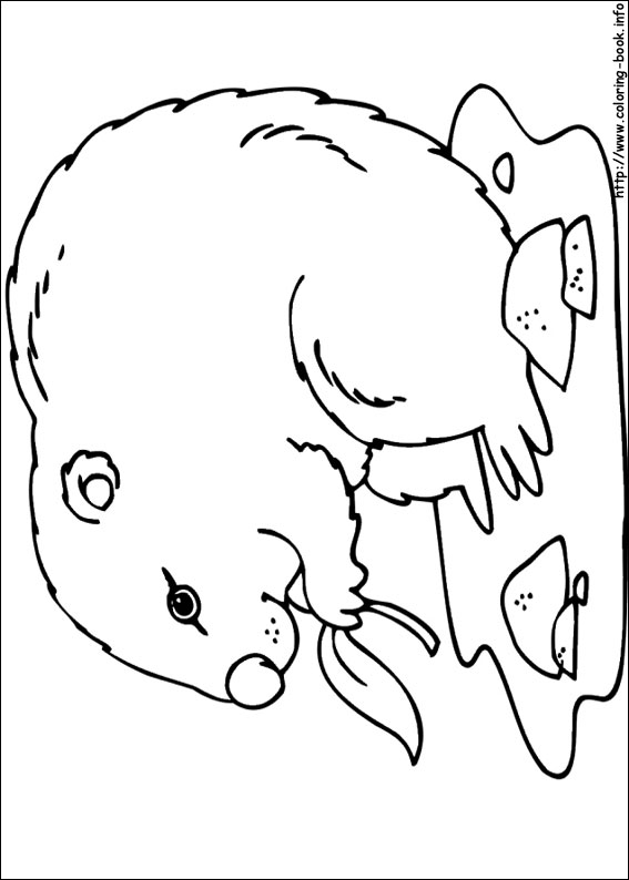 Groundhog Day coloring picture