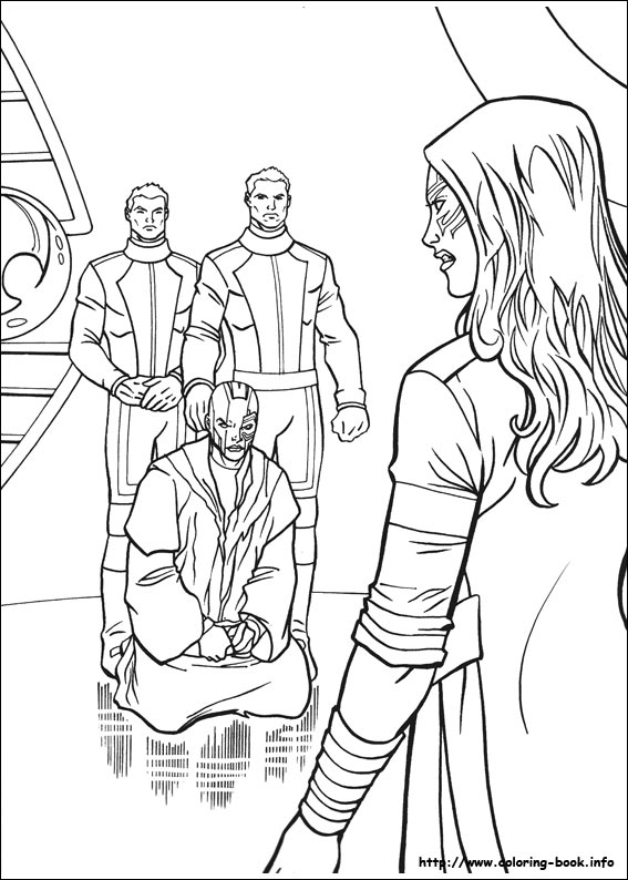 Guardians of the Galaxy coloring picture