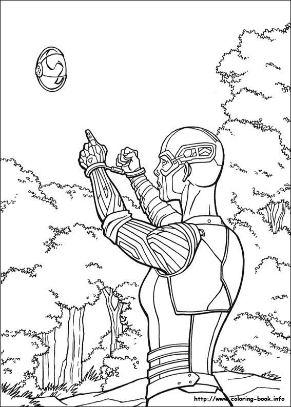 Guardians of the Galaxy coloring picture