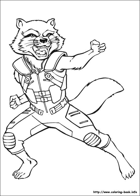 Guardians of the Galaxy coloring picture