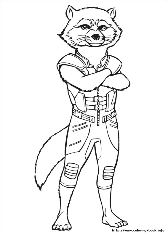 Guardians of the Galaxy coloring picture