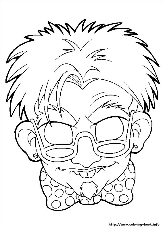 Halloween Masks coloring picture