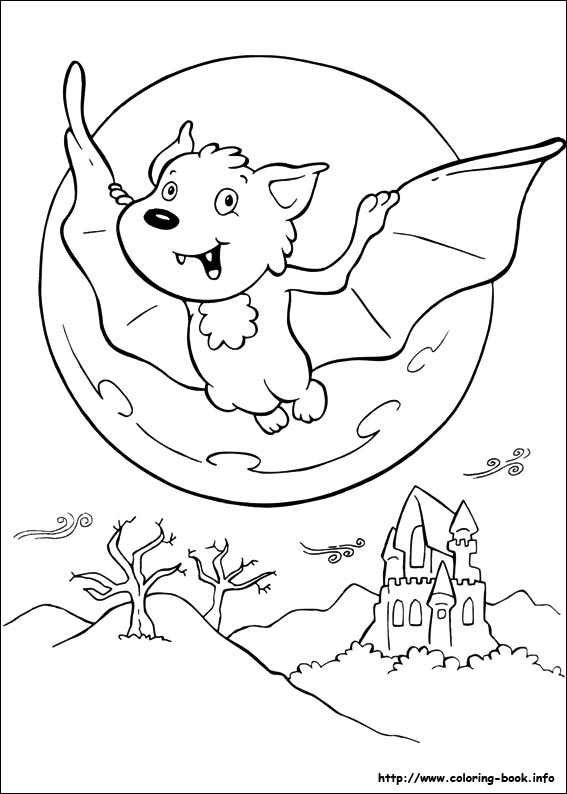 Halloween coloring picture