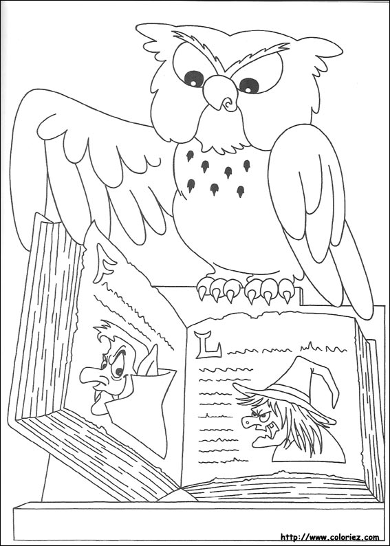 Halloween coloring picture