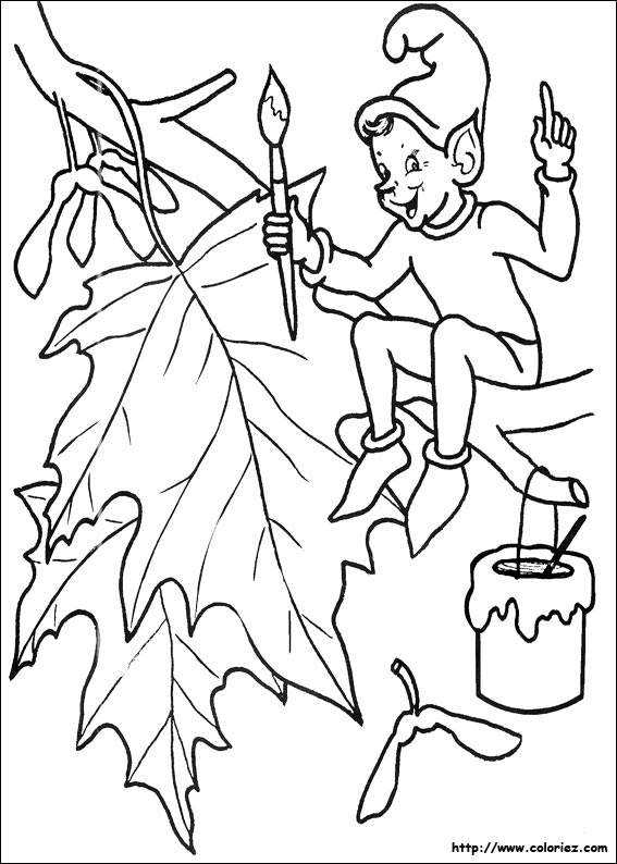 Halloween coloring picture