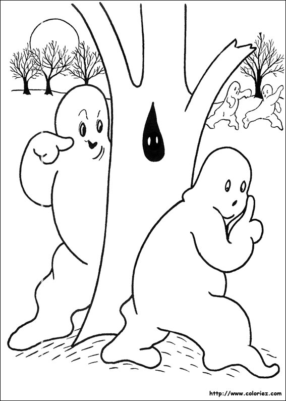 Halloween coloring picture