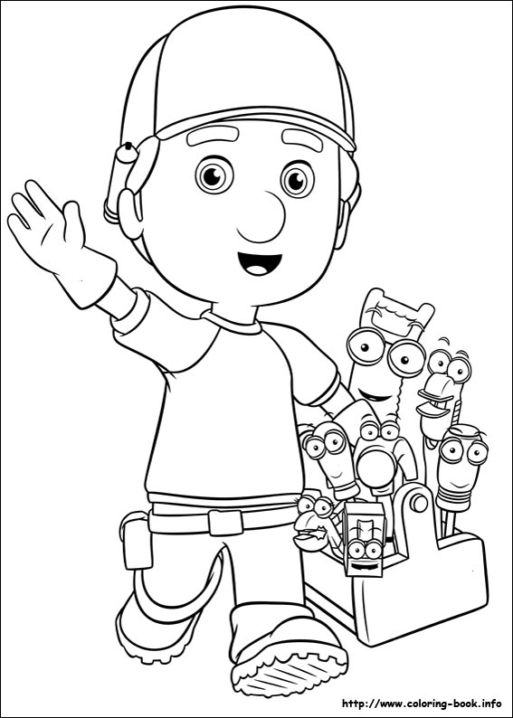 Handy Manny coloring picture