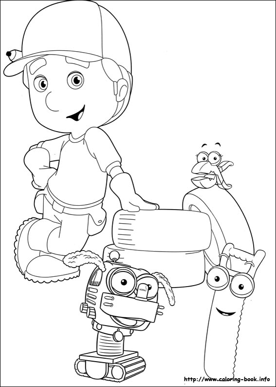 Handy Manny coloring picture