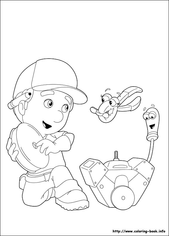 Handy Manny coloring picture