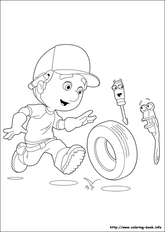 Handy Manny coloring picture