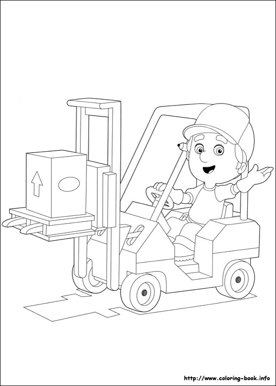 Handy Manny coloring picture