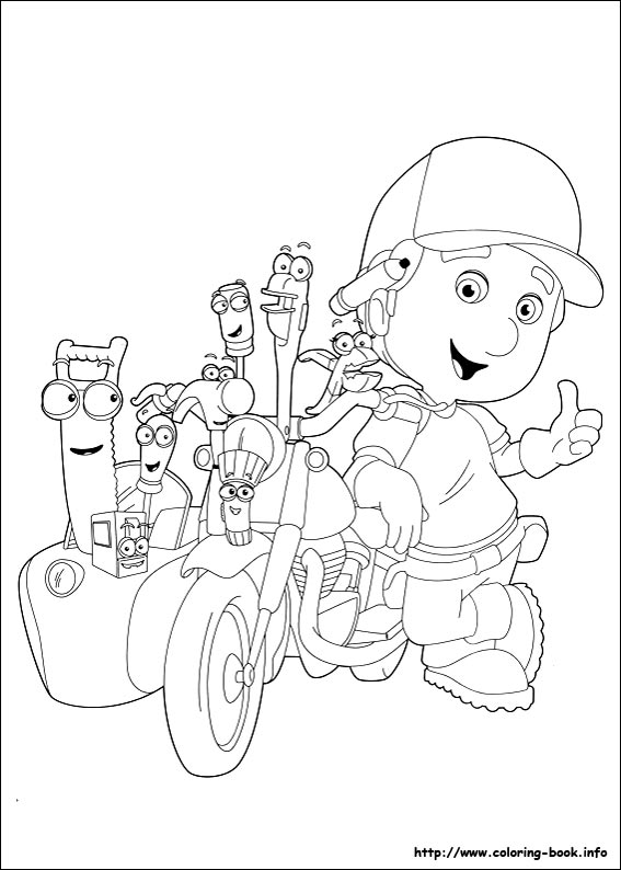 Handy Manny coloring picture