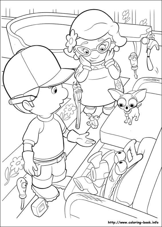 Handy Manny coloring picture