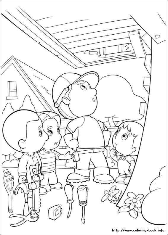 Handy Manny coloring picture