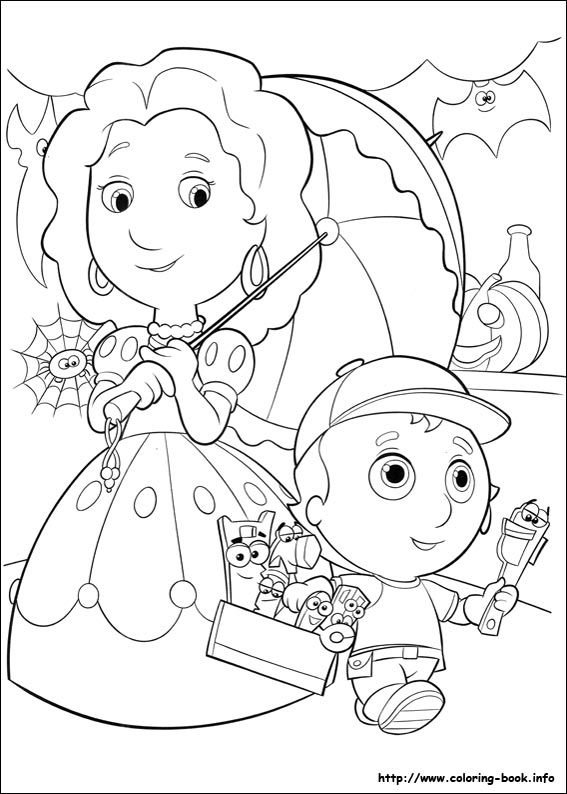 Handy Manny coloring picture