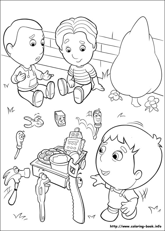 Handy Manny coloring picture