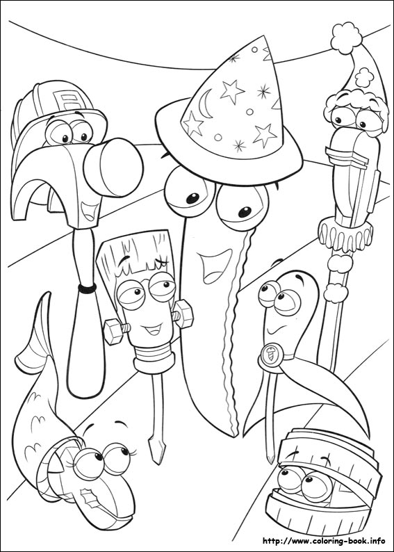 free printable handy manny coloring pages