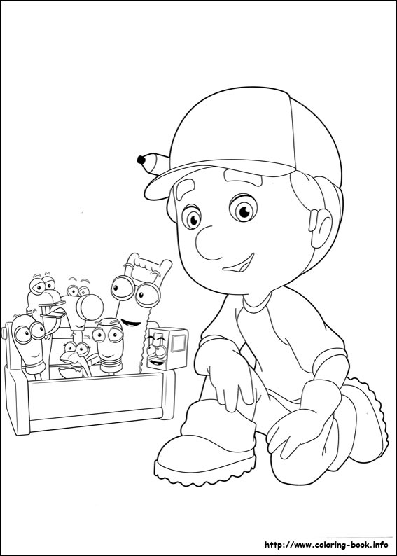 Handy Manny coloring picture