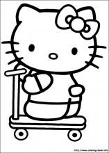 Hello Kitty Coloring Pages