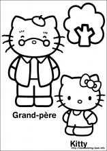 Hello Kitty Coloring Pages On Coloring Book Info