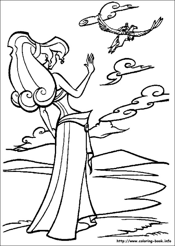 Hercules coloring picture