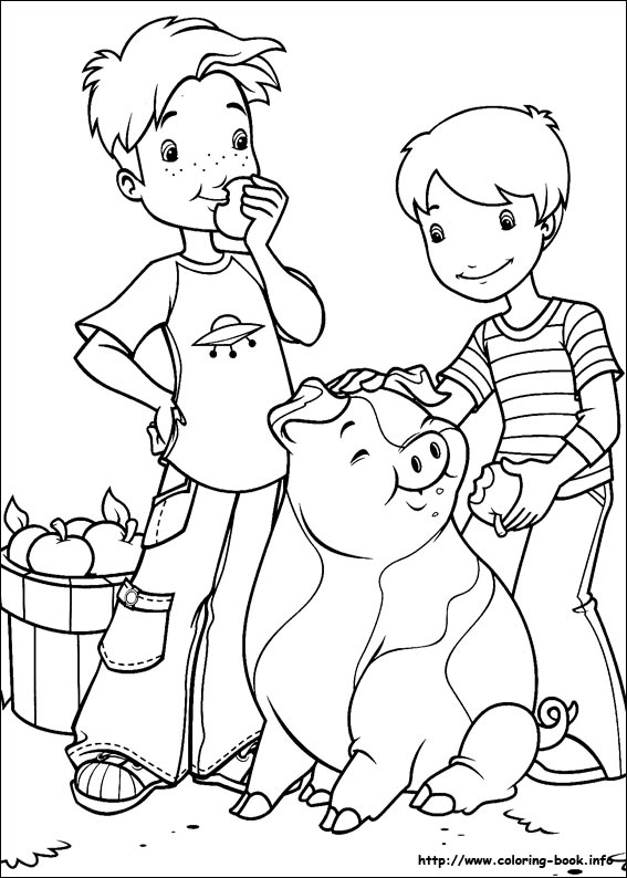 Holly Hobbie coloring picture