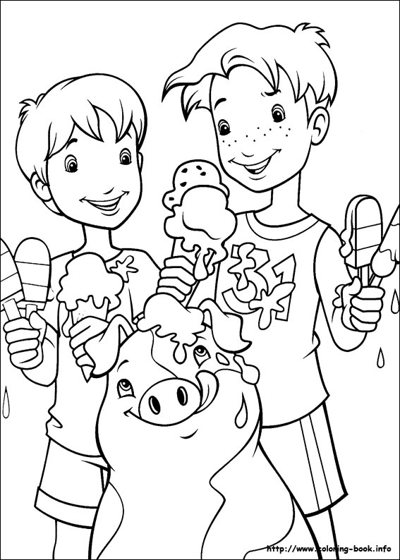 Holly Hobbie coloring picture