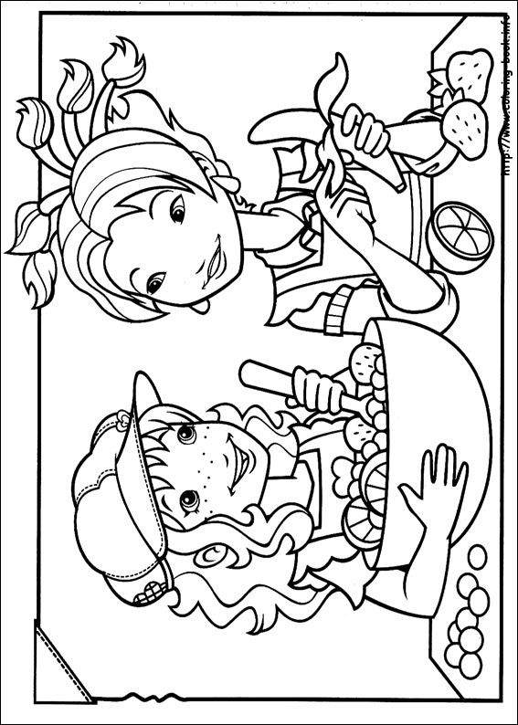 Holly Hobbie coloring picture