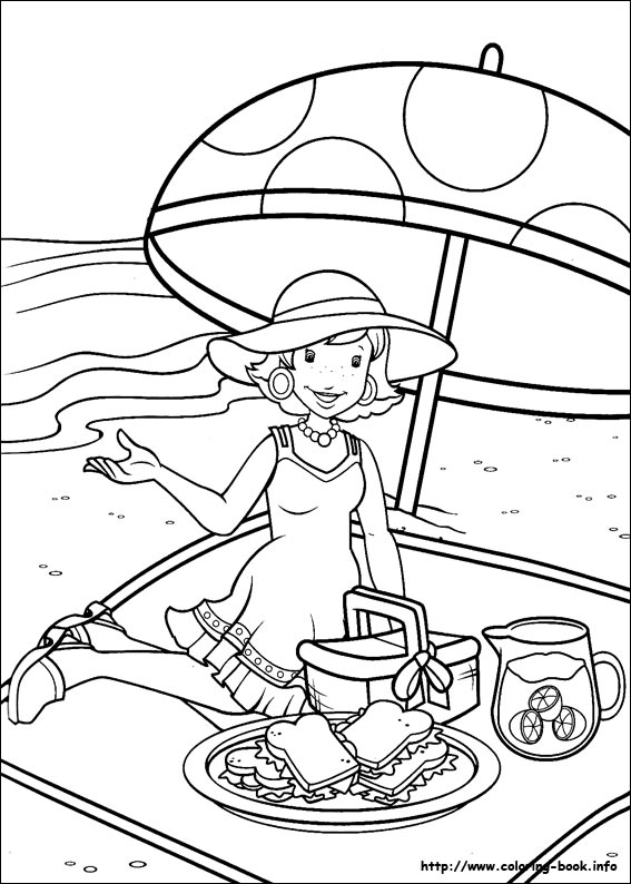 Holly Hobbie coloring picture