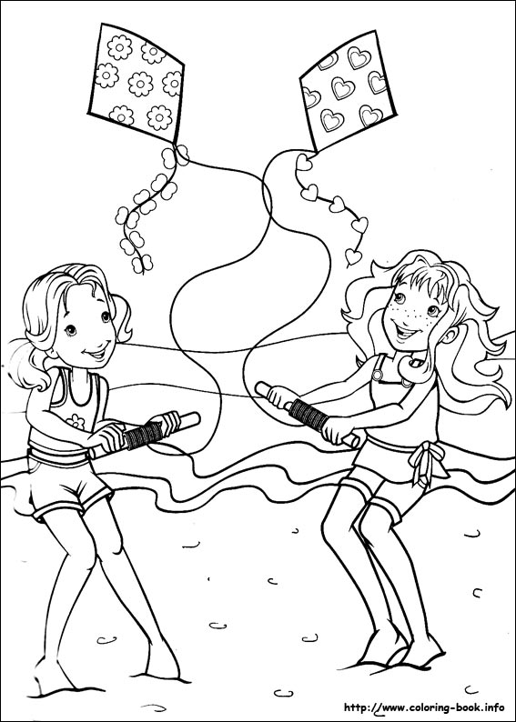 Holly Hobbie coloring picture