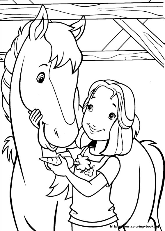 Holly Hobbie coloring picture