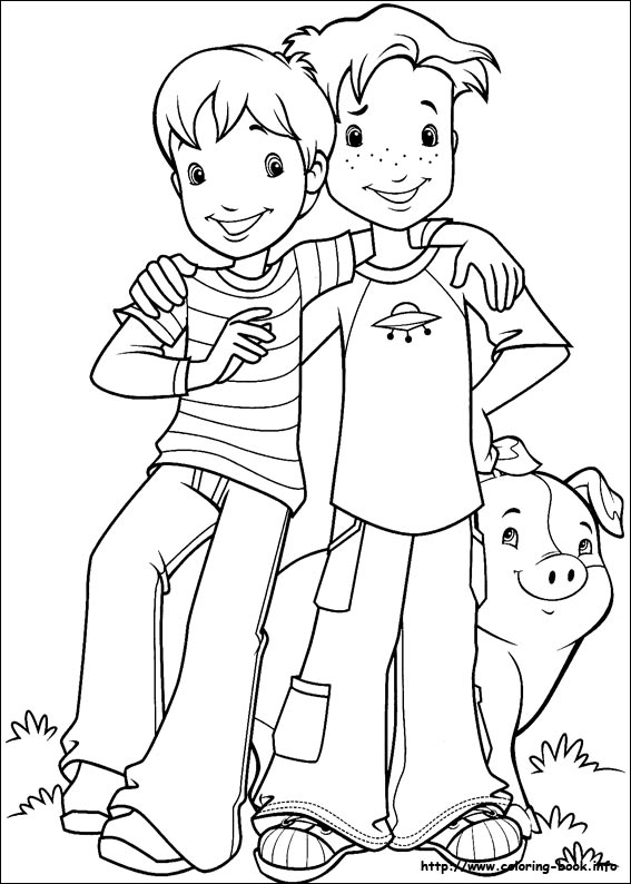 Holly Hobbie coloring picture