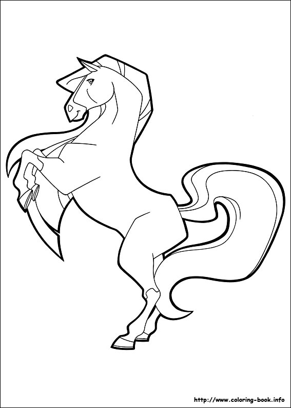 Horseland coloring picture