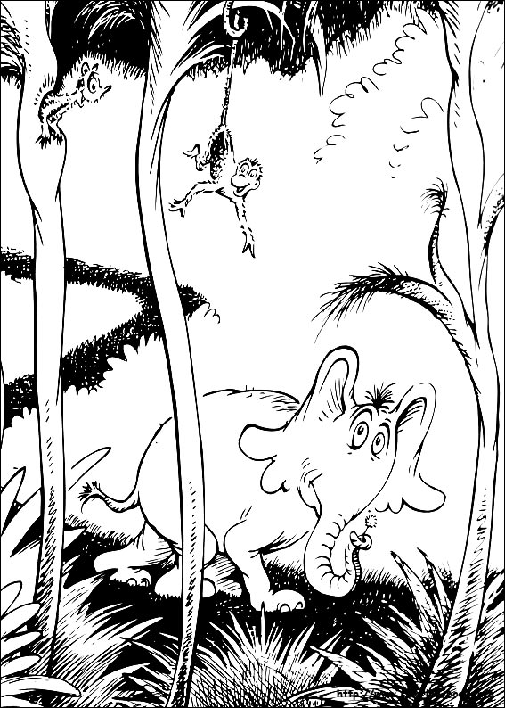 Horton coloring picture