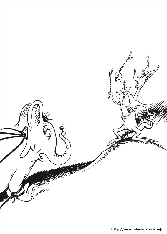 Horton coloring picture