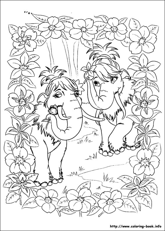 Ice Age : Continental Drift coloring picture
