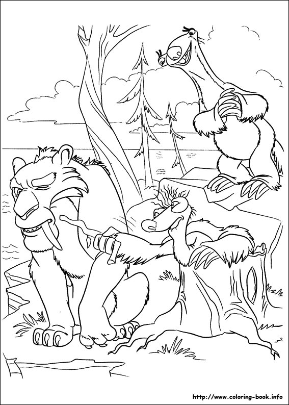 Ice Age : Continental Drift coloring picture