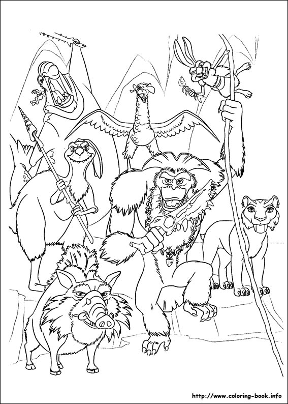 Ice Age : Continental Drift coloring picture