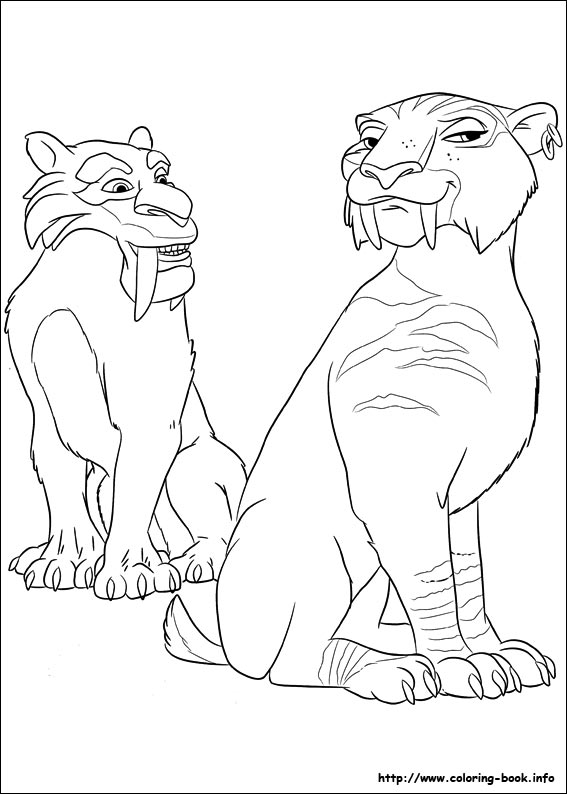 Ice Age : Continental Drift coloring picture