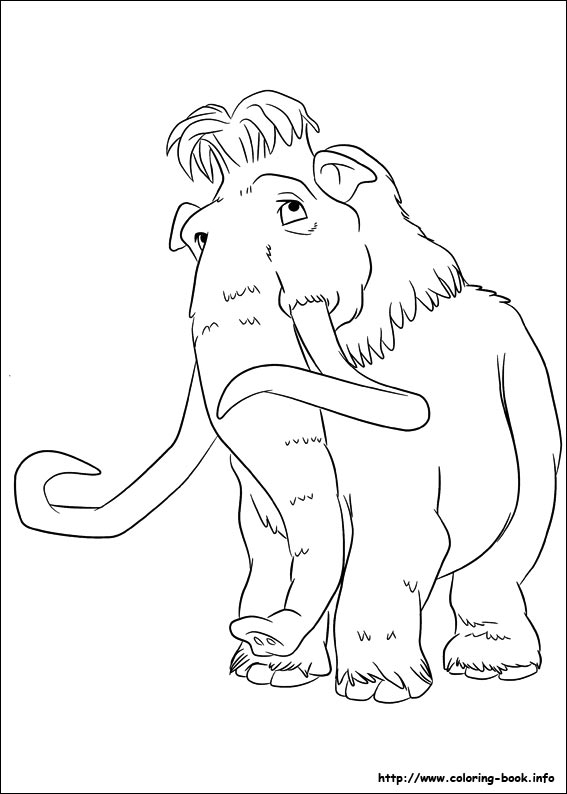 Ice Age : Continental Drift coloring picture