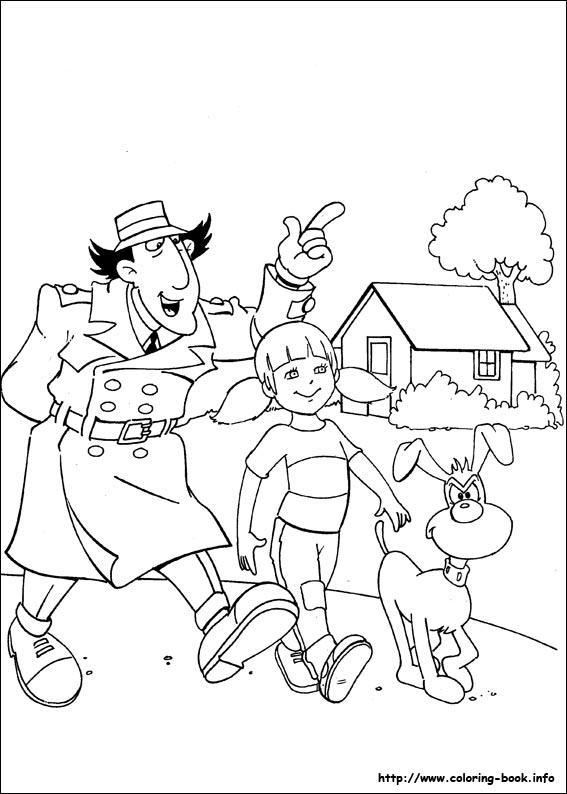 Inspector Gadget coloring picture